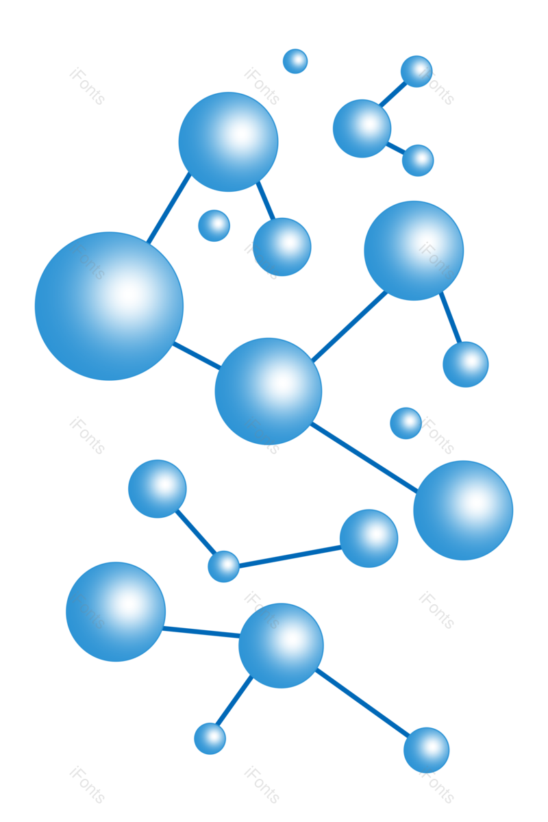 科技图片,蓝色元素,生物学PNG,化妆品免抠素材